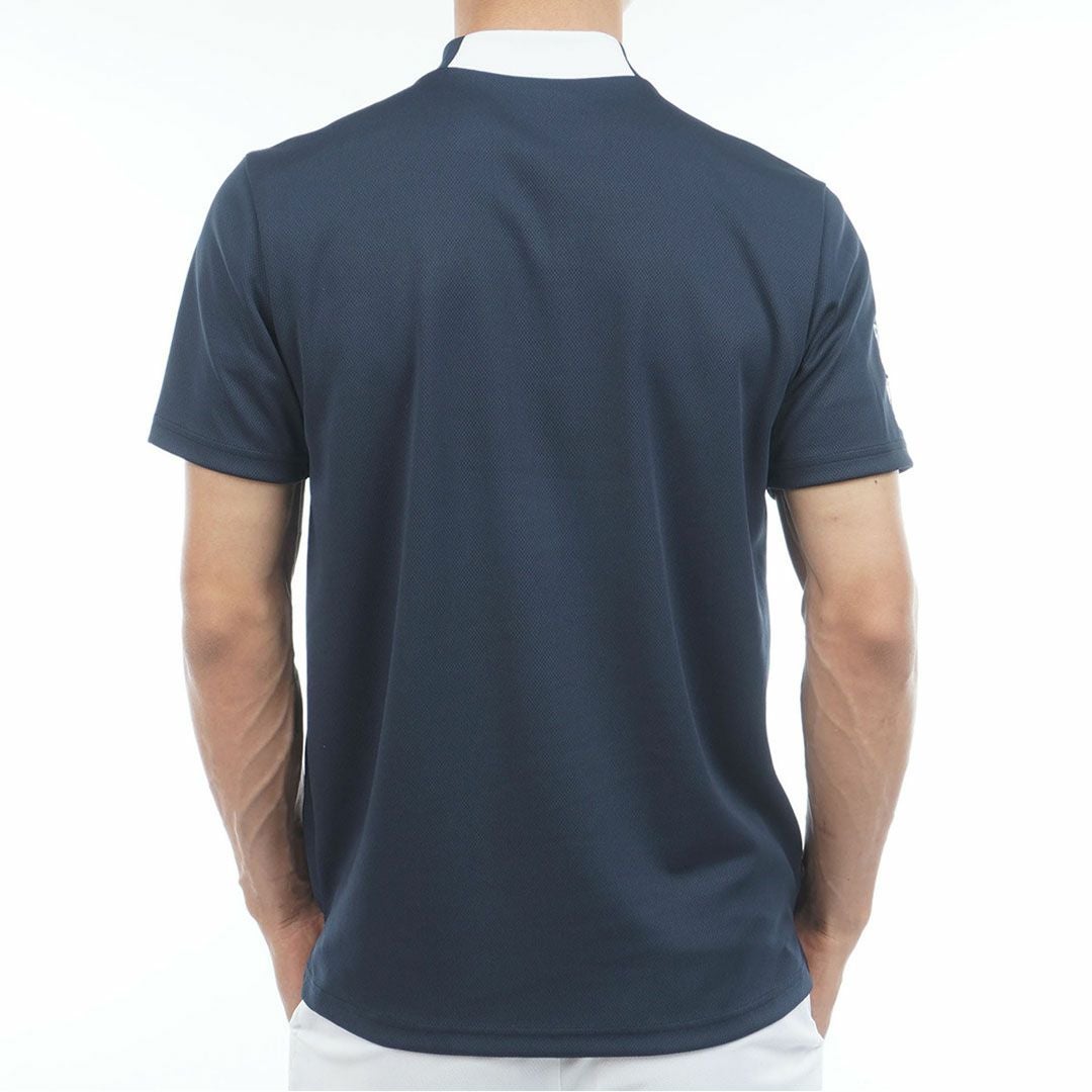 アドミラルゴルフ Admiral GOLF メンズ フラッグ モックネックシャツ ADMA615 ネイビー