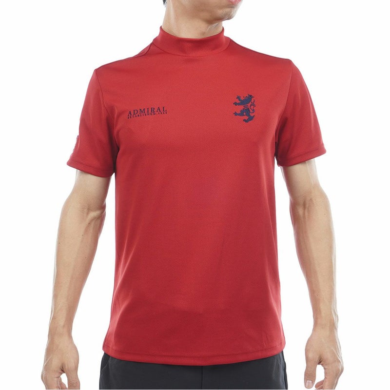 アドミラルゴルフ Admiral GOLF メンズ フラッグ モックネックシャツ ADMA615 レッド