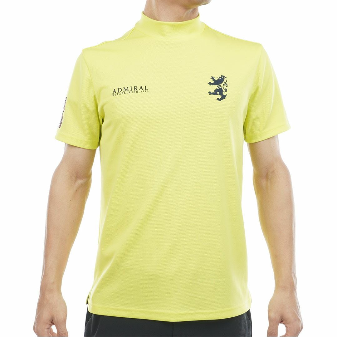 アドミラルゴルフ Admiral GOLF メンズ フラッグ モックネックシャツ ADMA615 イエロー