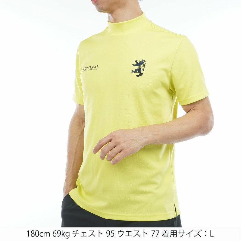 アドミラルゴルフ Admiral GOLF メンズ フラッグ モックネックシャツ ADMA615 イエロー