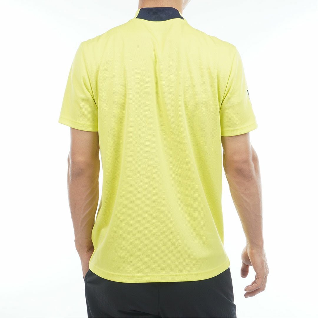 アドミラルゴルフ Admiral GOLF メンズ フラッグ モックネックシャツ ADMA615 イエロー