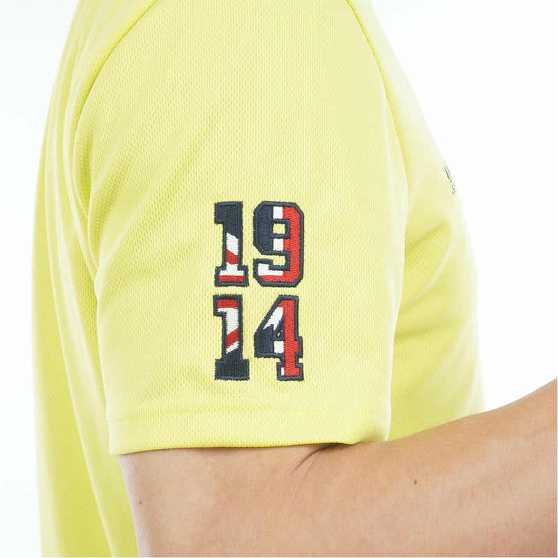 アドミラルゴルフ Admiral GOLF メンズ フラッグ モックネックシャツ ADMA615 イエロー