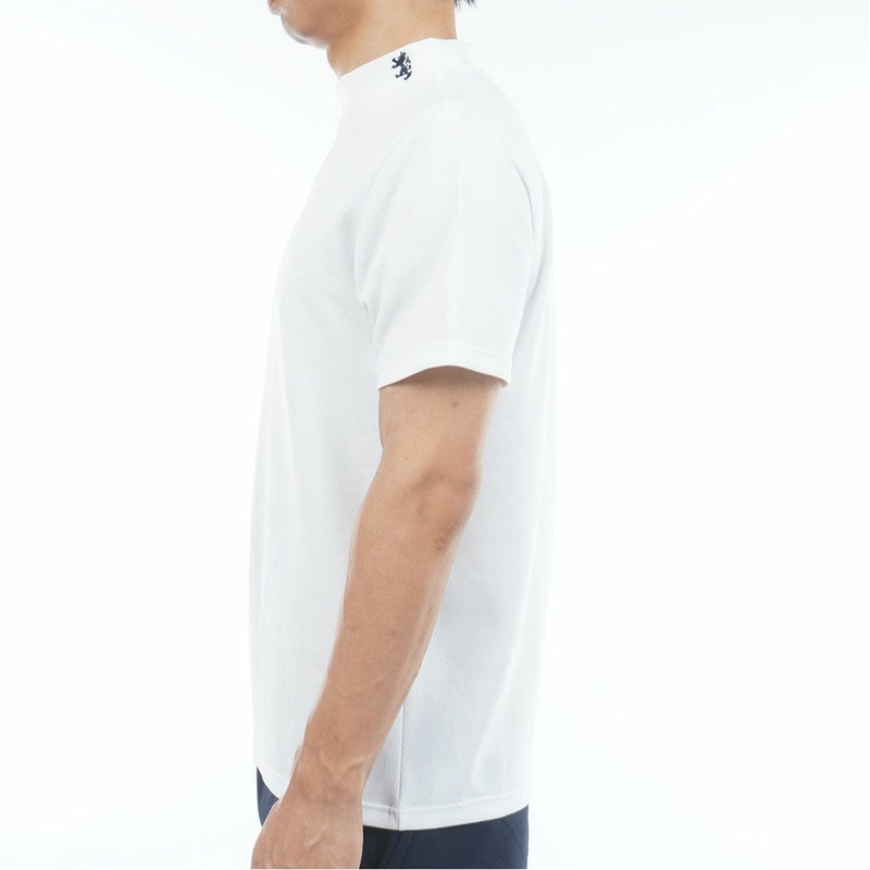 アドミラルゴルフ Admiral GOLF メンズ カラタッチ モックネックシャツ ADMA617 ホワイト