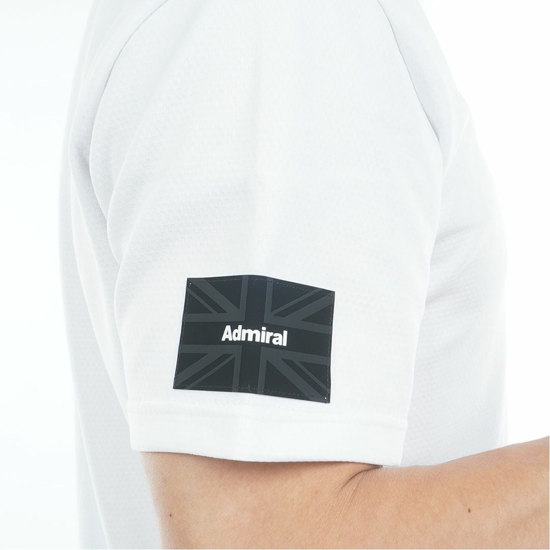 アドミラルゴルフ Admiral GOLF メンズ カラタッチ モックネックシャツ ADMA617 ホワイト