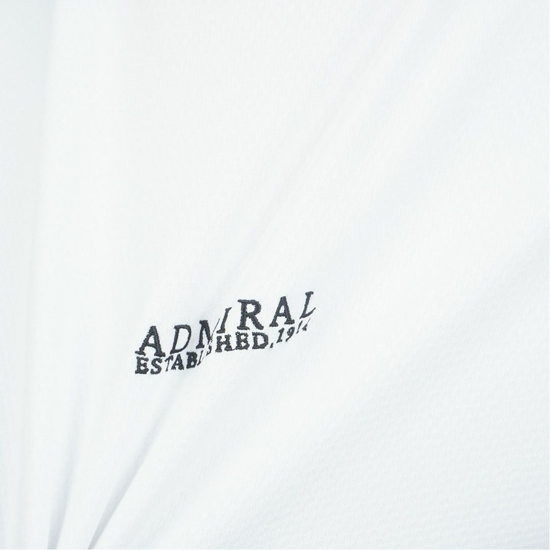 アドミラルゴルフ Admiral GOLF メンズ カラタッチ モックネックシャツ ADMA617 ホワイト