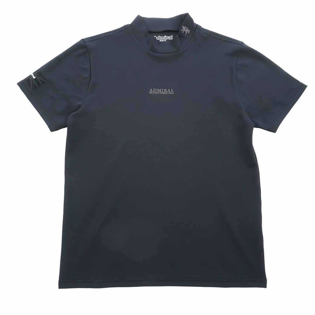 アドミラルゴルフ Admiral GOLF メンズ カラタッチ モックネックシャツ ADMA617 ブラック