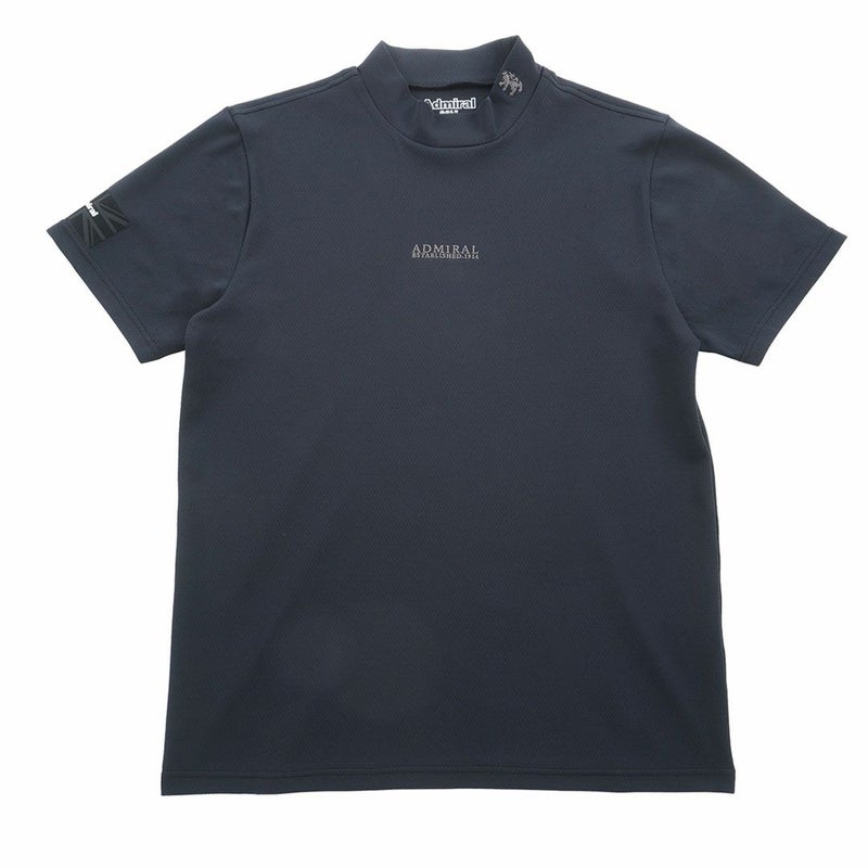 アドミラルゴルフ Admiral GOLF メンズ カラタッチ モックネックシャツ ADMA617 ブラック