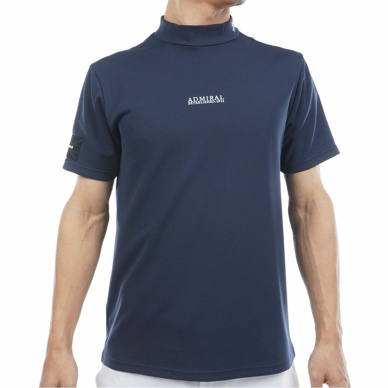 アドミラルゴルフ Admiral GOLF メンズ カラタッチ モックネックシャツ ADMA617 ネイビー