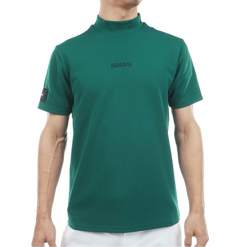アドミラルゴルフ Admiral GOLF メンズ カラタッチ モックネックシャツ ADMA617 ダークグリーン