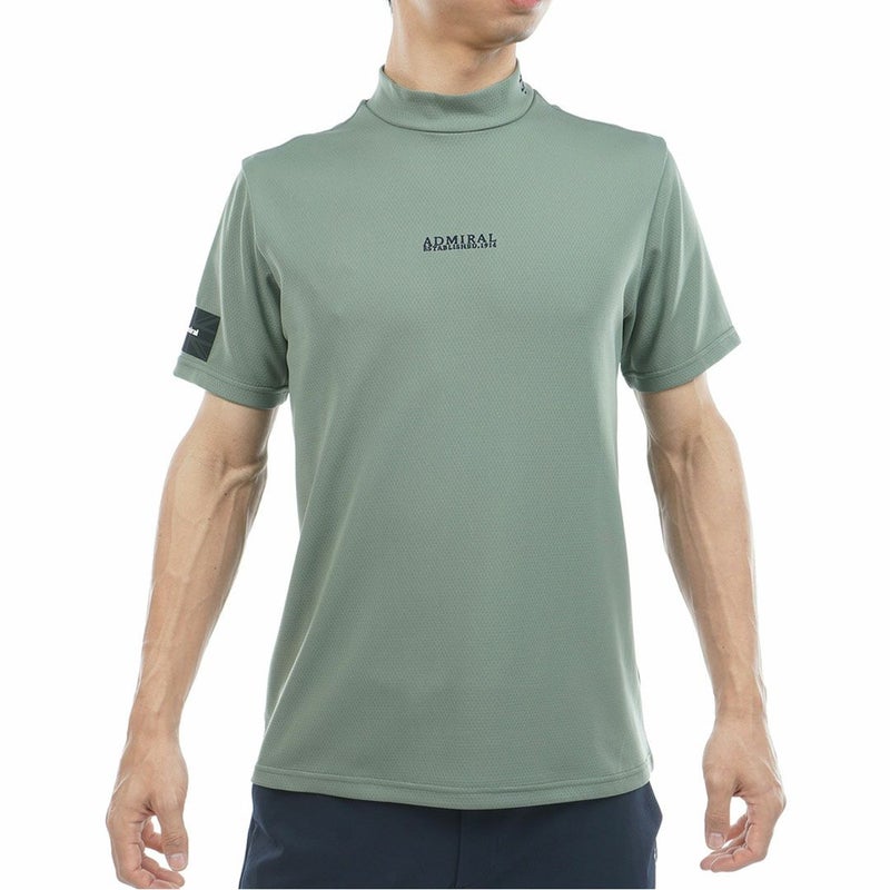 アドミラルゴルフ Admiral GOLF メンズ カラタッチ モックネックシャツ ADMA617 カーキ