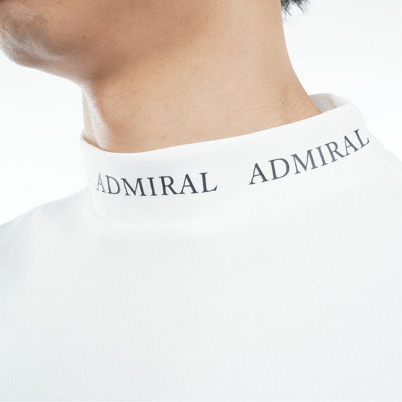 アドミラルゴルフ Admiral GOLF メンズ カラタッチ ランパントモックネックシャツ ADMA619 ホワイト