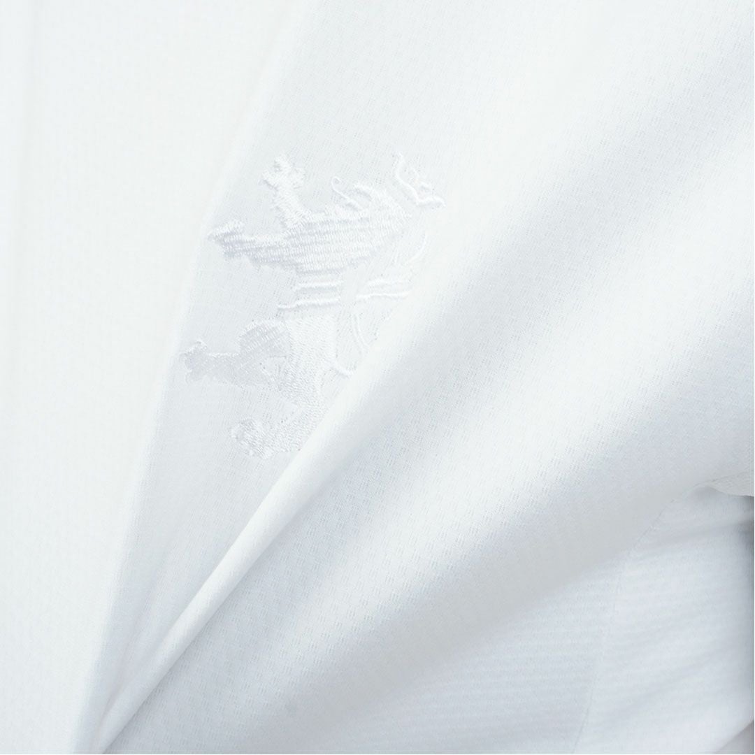 アドミラルゴルフ Admiral GOLF メンズ カラタッチ ランパントモックネックシャツ ADMA619 ホワイト