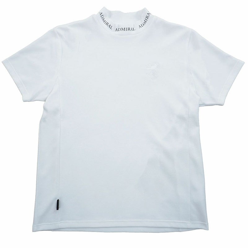 アドミラルゴルフ Admiral GOLF メンズ カラタッチ ランパントモックネックシャツ ADMA619 ホワイト