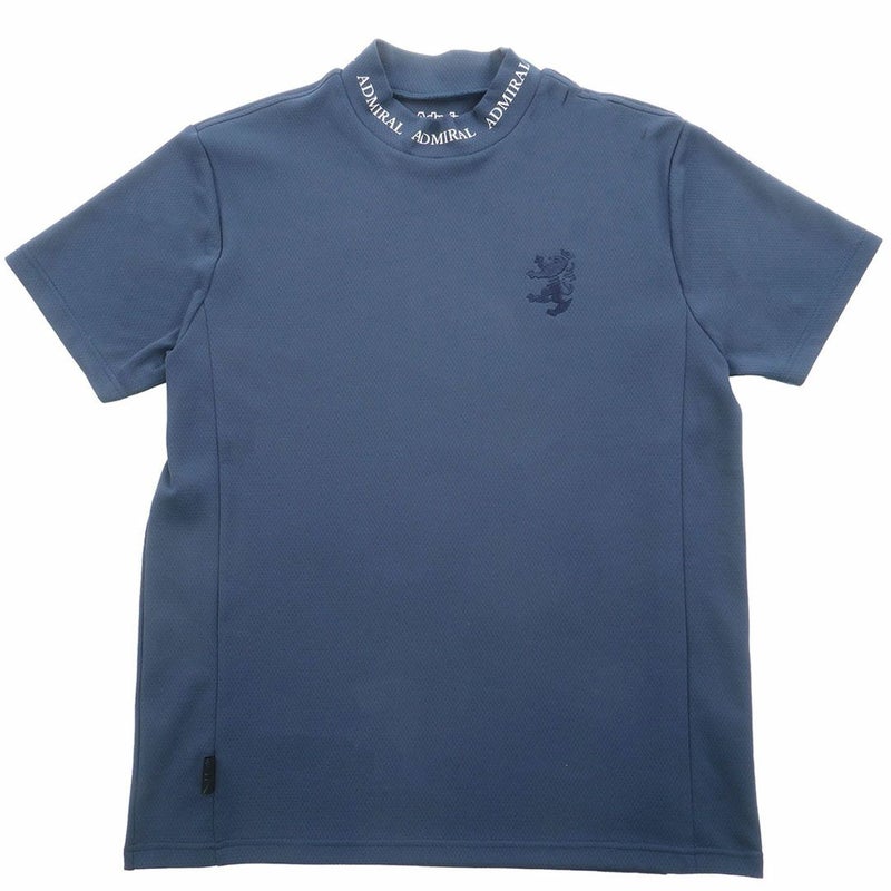 アドミラルゴルフ Admiral GOLF メンズ カラタッチ ランパントモックネックシャツ ADMA619 ネイビー