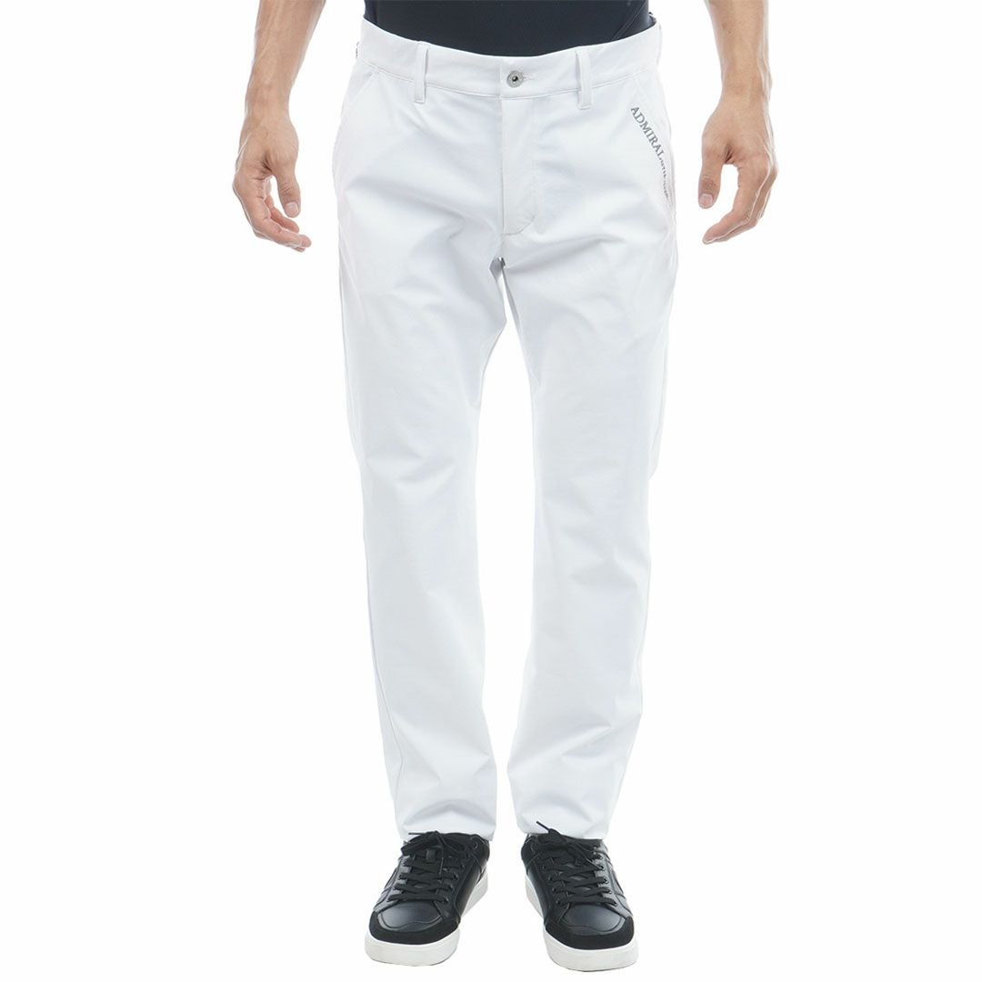 アドミラルゴルフ Admiral GOLF メンズ 透け防 ストレートパンツ ADMA620 ホワイト