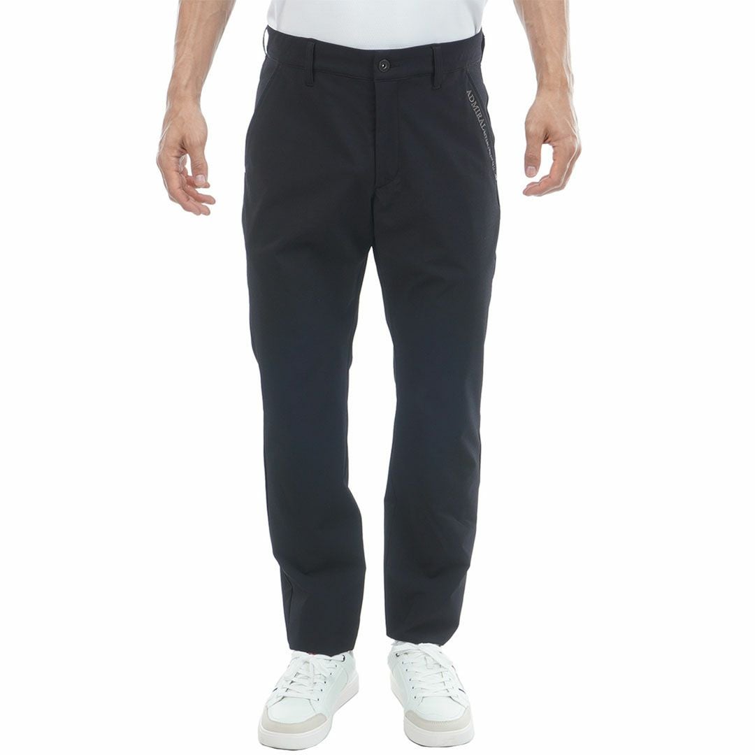 アドミラルゴルフ Admiral GOLF メンズ 透け防 ストレートパンツ ADMA620 ブラック