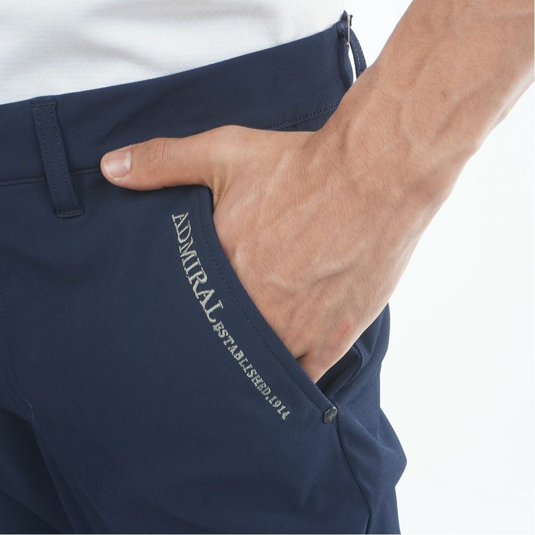 アドミラルゴルフ Admiral GOLF メンズ 透け防 ストレートパンツ ADMA620 ネイビー