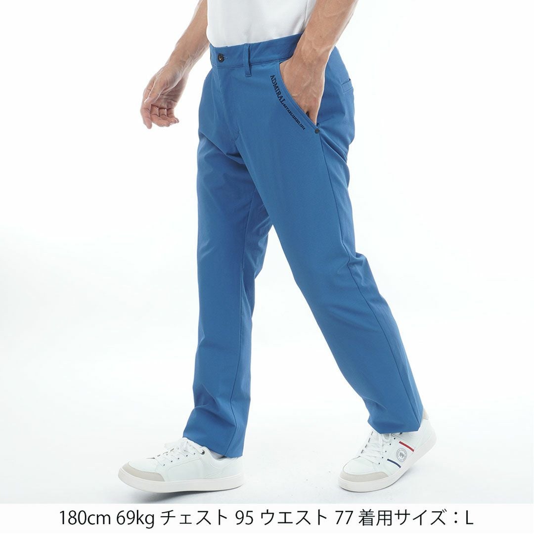 アドミラルゴルフ Admiral GOLF メンズ 透け防 ストレートパンツ ADMA620 ディープブルー