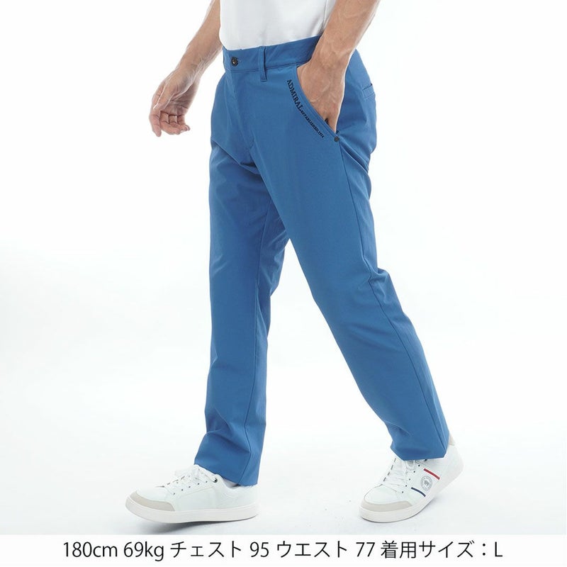 アドミラルゴルフ Admiral GOLF メンズ 透け防 ストレートパンツ ADMA620 ディープブルー