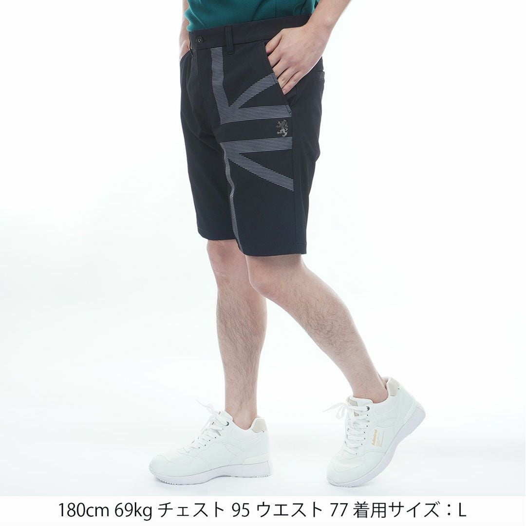 アドミラルゴルフ Admiral GOLF メンズ 透け防 ショートパンツ ADMA621 ブラック