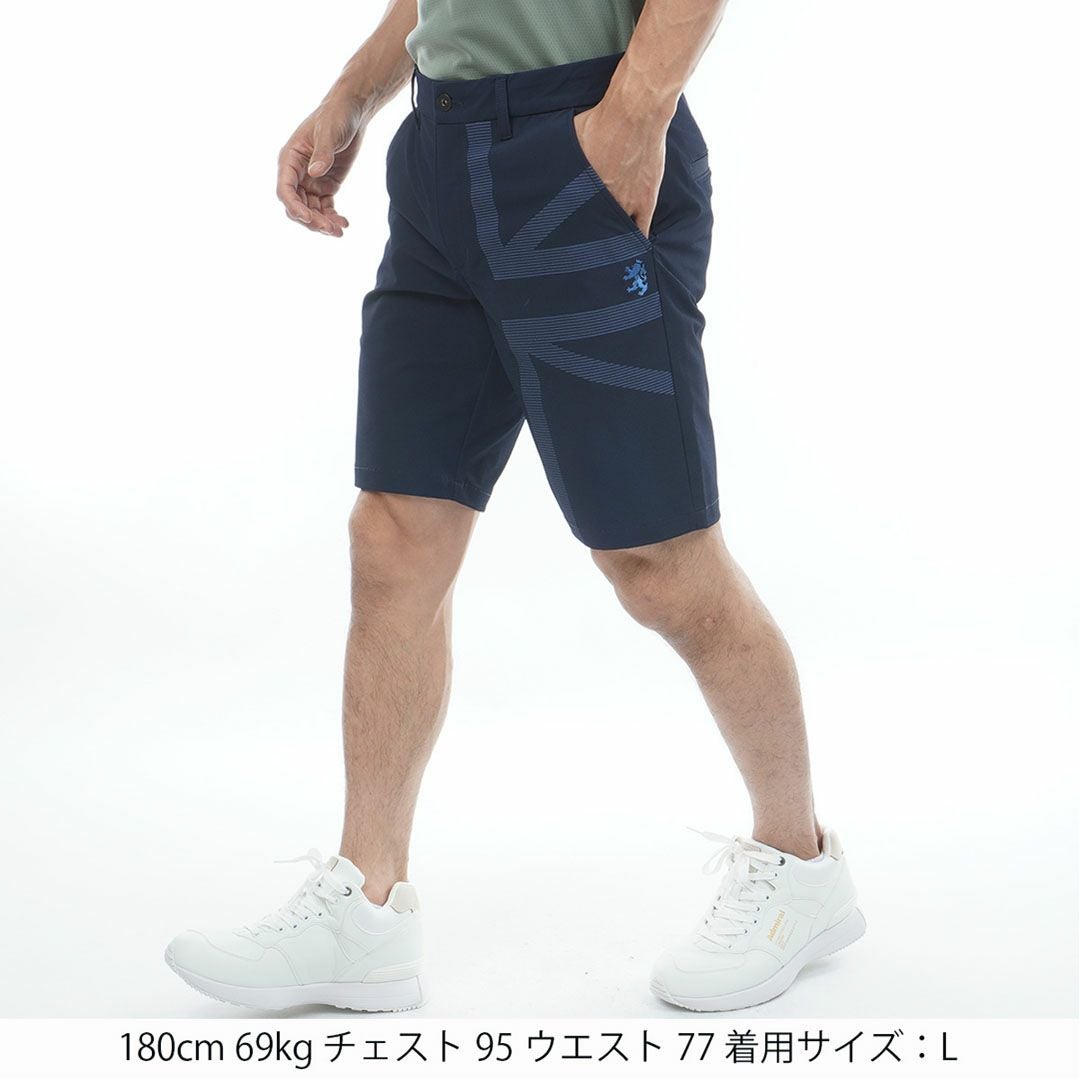 アドミラルゴルフ Admiral GOLF メンズ 透け防 ショートパンツ ADMA621 ネイビー