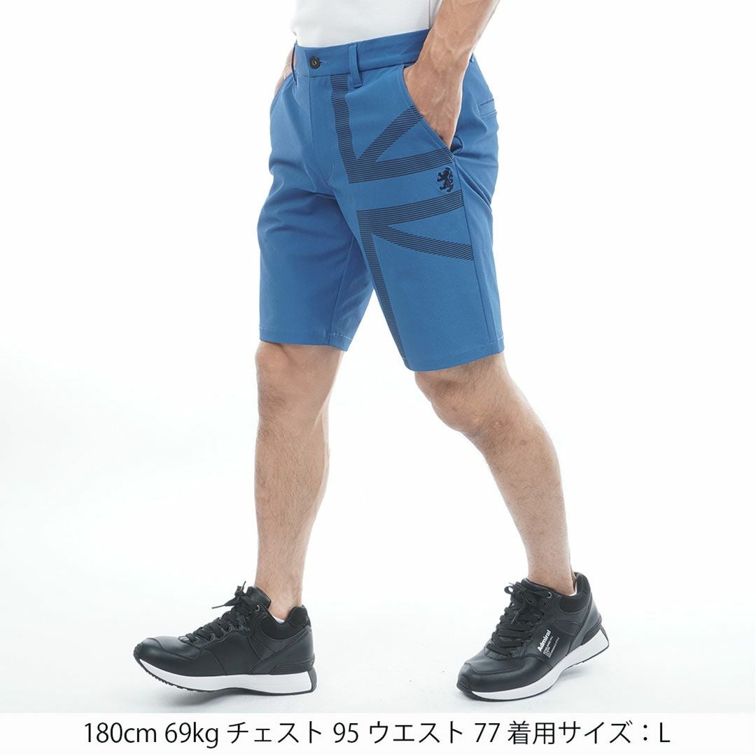 アドミラルゴルフ Admiral GOLF メンズ 透け防 ショートパンツ ADMA621 ディープブルー