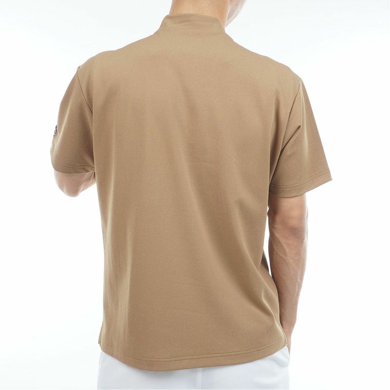 アドミラルゴルフ Admiral GOLF メンズ ドライカノコ モックネックシャツ ADMA622 キャメル