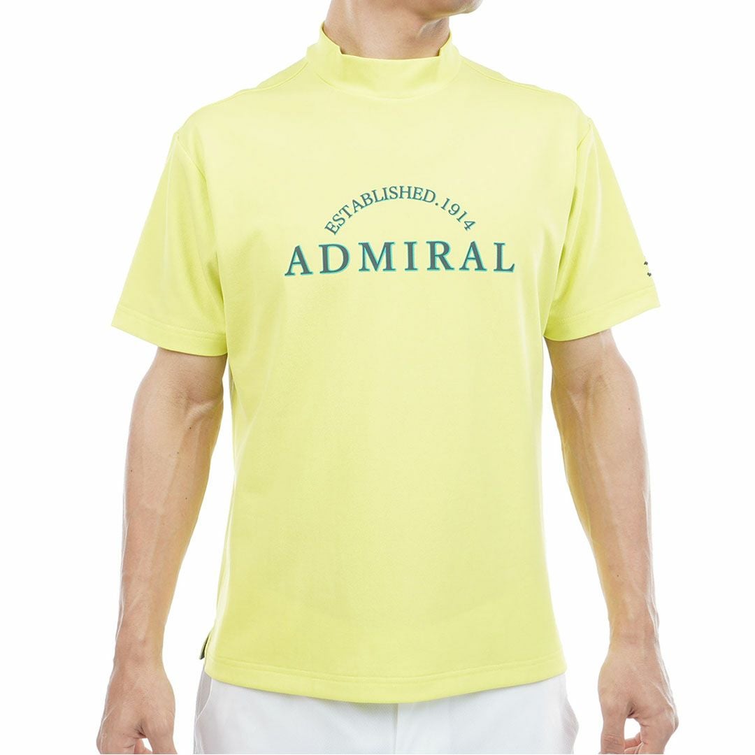 アドミラルゴルフ Admiral GOLF メンズ ドライカノコ モックネックシャツ ADMA622 イエロー