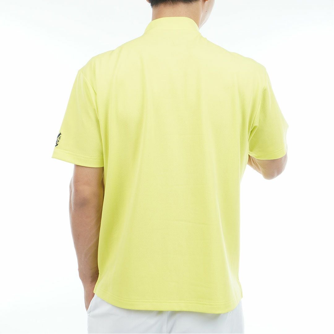 アドミラルゴルフ Admiral GOLF メンズ ドライカノコ モックネックシャツ ADMA622 イエロー