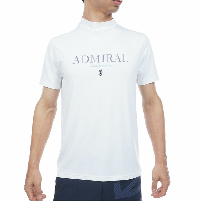 アドミラルゴルフ Admiral GOLF メンズ カラタッチプラス モックネックシャツ ADMA624 ホワイト
