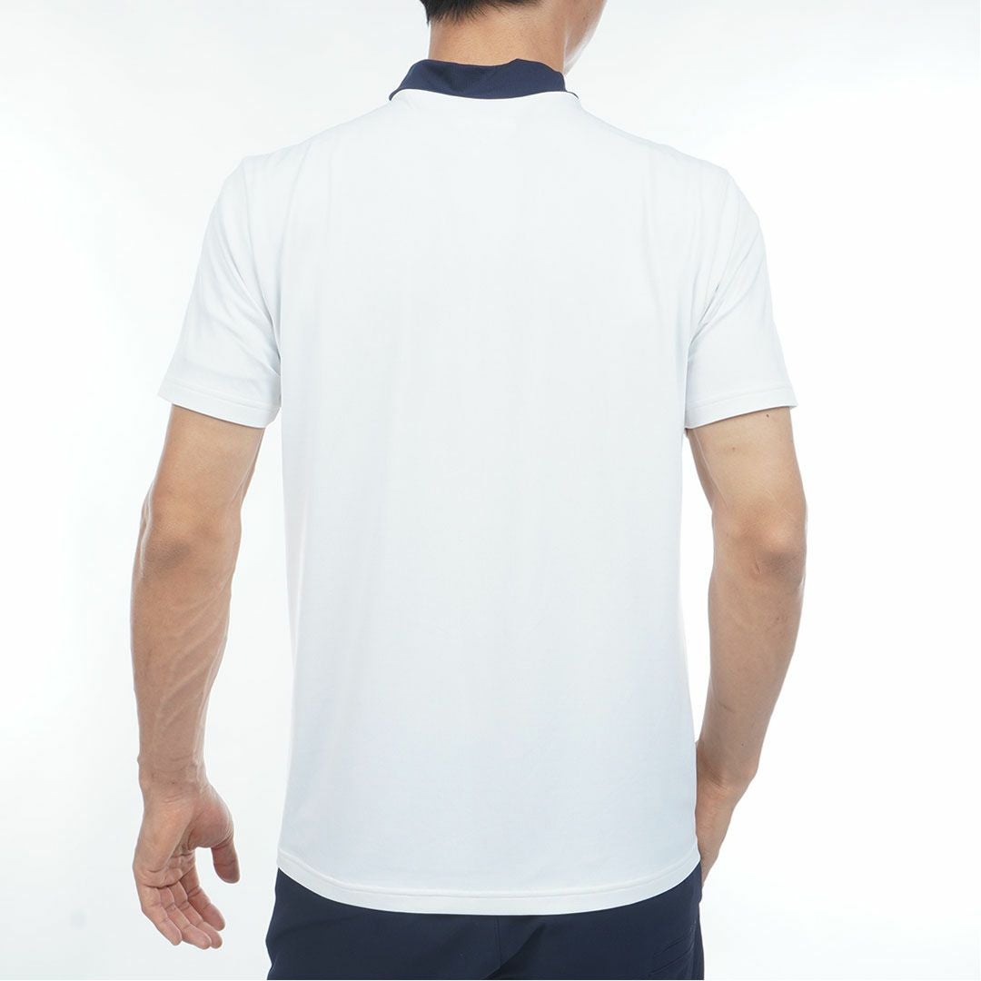 アドミラルゴルフ Admiral GOLF メンズ カラタッチプラス モックネックシャツ ADMA624 ホワイト