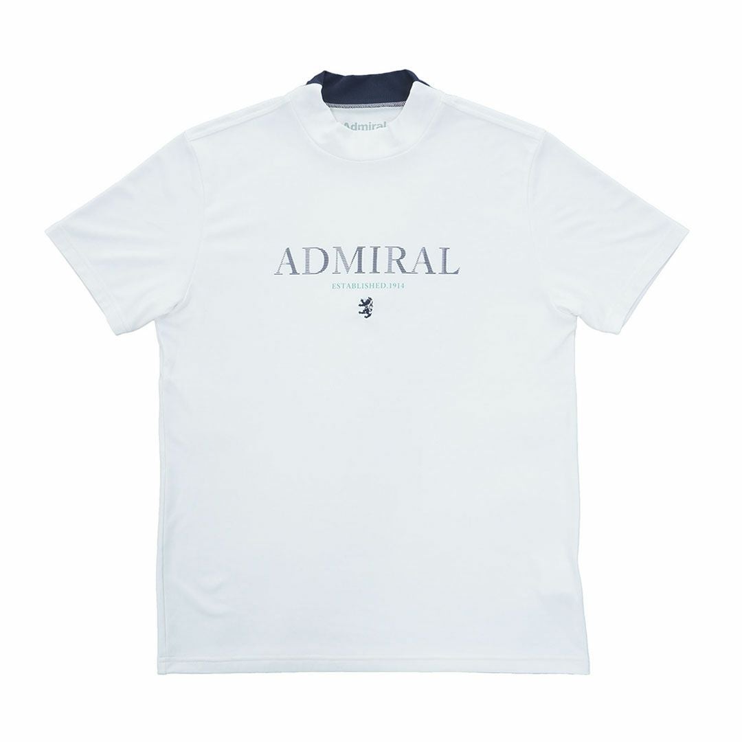 アドミラルゴルフ Admiral GOLF メンズ カラタッチプラス モックネックシャツ ADMA624 ホワイト