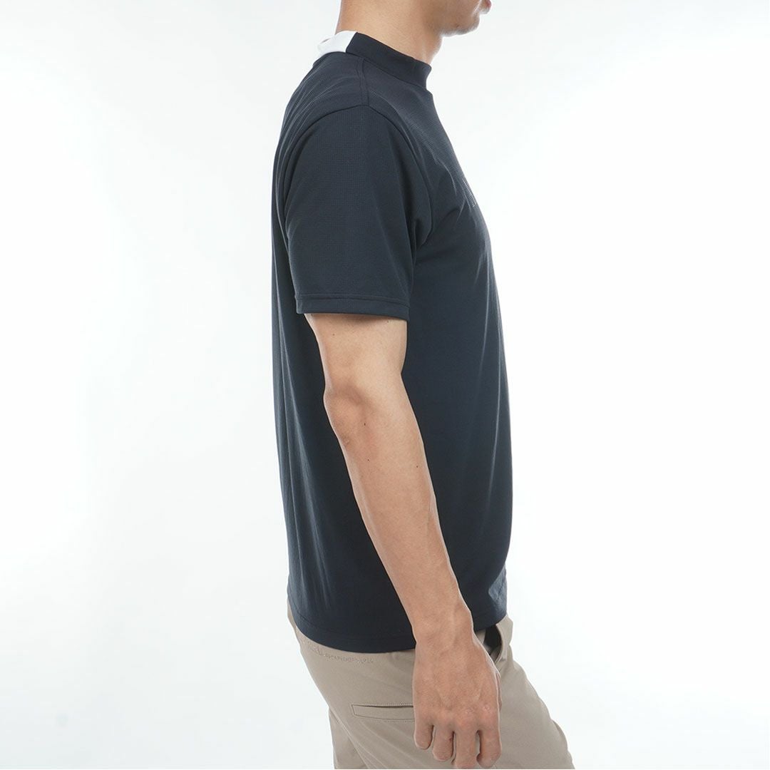 アドミラルゴルフ Admiral GOLF メンズ カラタッチプラス モックネックシャツ ADMA624 ブラック