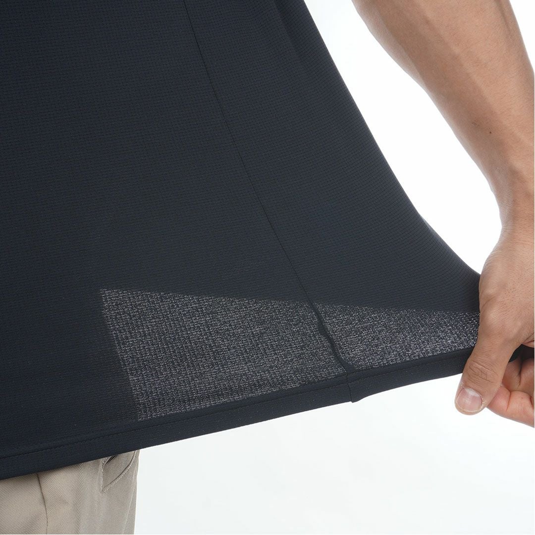 アドミラルゴルフ Admiral GOLF メンズ カラタッチプラス モックネックシャツ ADMA624 ブラック