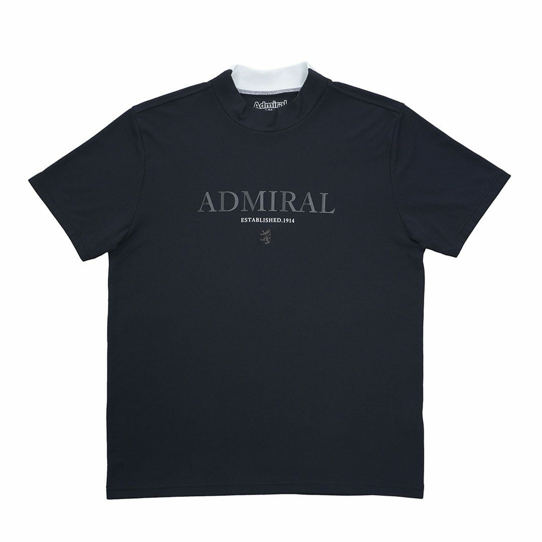 アドミラルゴルフ Admiral GOLF メンズ カラタッチプラス モックネックシャツ ADMA624 ブラック