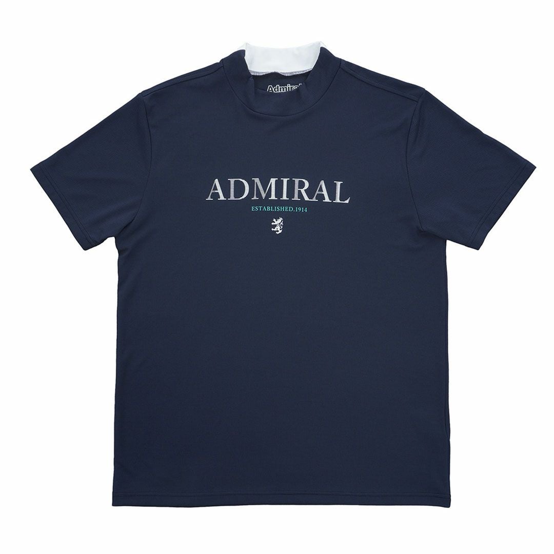 アドミラルゴルフ Admiral GOLF メンズ カラタッチプラス モックネックシャツ ADMA624 ネイビー