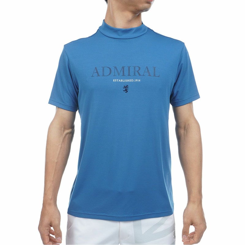 アドミラルゴルフ Admiral GOLF メンズ カラタッチプラス モックネックシャツ ADMA624 ディープブルー