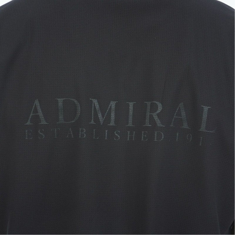 AdmiralGOLF アドミラルゴルフ メンズ ゴルフウェア メッシュモックネックシャツ 半袖 ブラック 詳細7