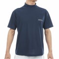 AdmiralGOLF アドミラルゴルフ メンズ ゴルフウェア メッシュモックネックシャツ 半袖 ネイビー 詳細1