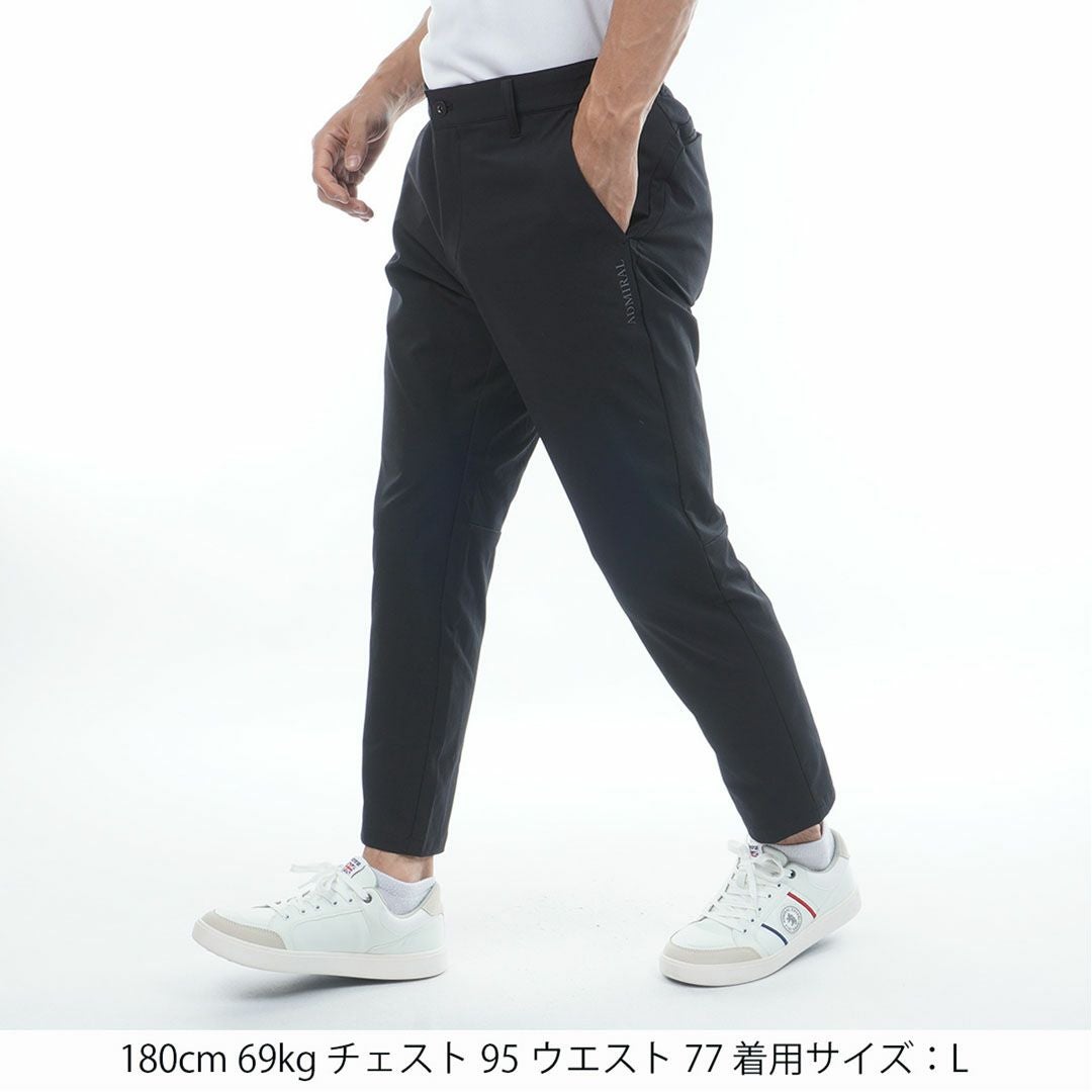 AdmiralGOLF アドミラルゴルフ メンズ ゴルフウェア アンクルパンツ ブラック 詳細2