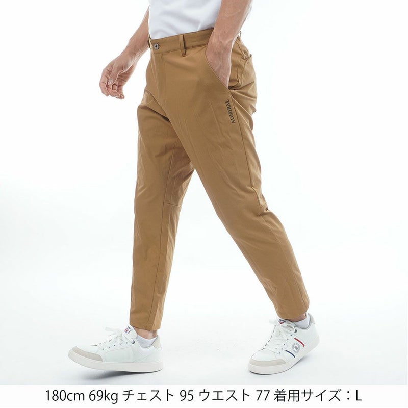 AdmiralGOLF アドミラルゴルフ メンズ ゴルフウェア アンクルパンツ キャメル 詳細2