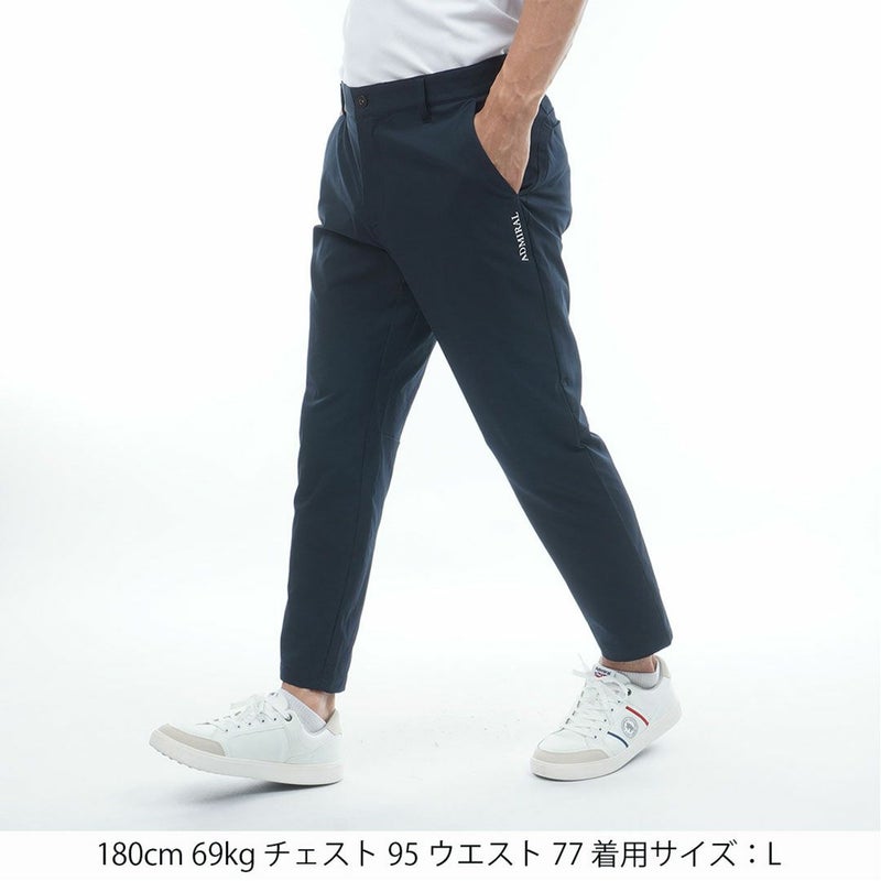 AdmiralGOLF アドミラルゴルフ メンズ ゴルフウェア アンクルパンツ ネイビー 詳細2