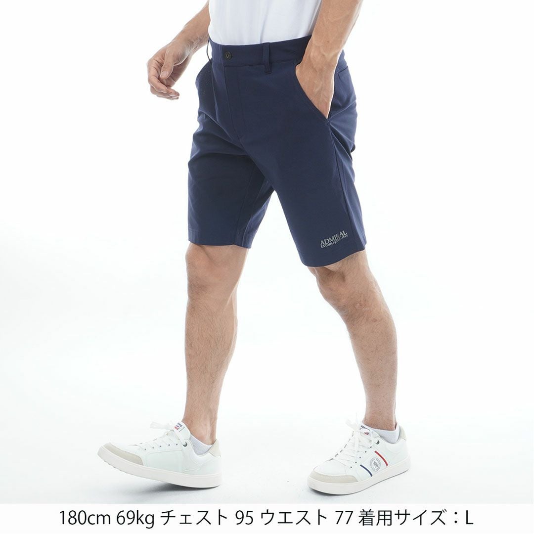 AdmiralGOLF アドミラルゴルフ メンズ ゴルフウェア ショートパンツ ネイビー 詳細2
