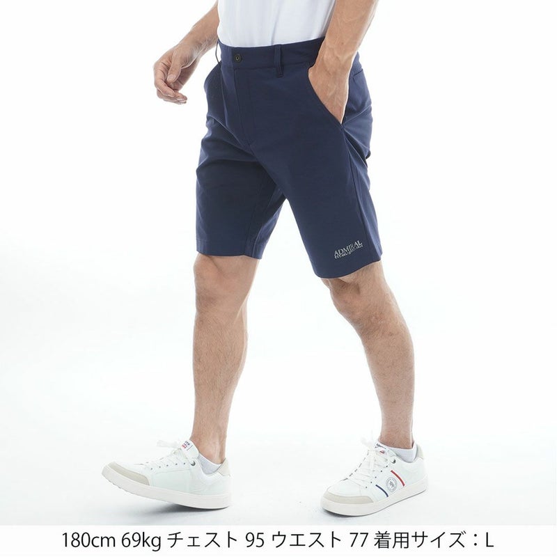 AdmiralGOLF アドミラルゴルフ メンズ ゴルフウェア ショートパンツ ネイビー 詳細2