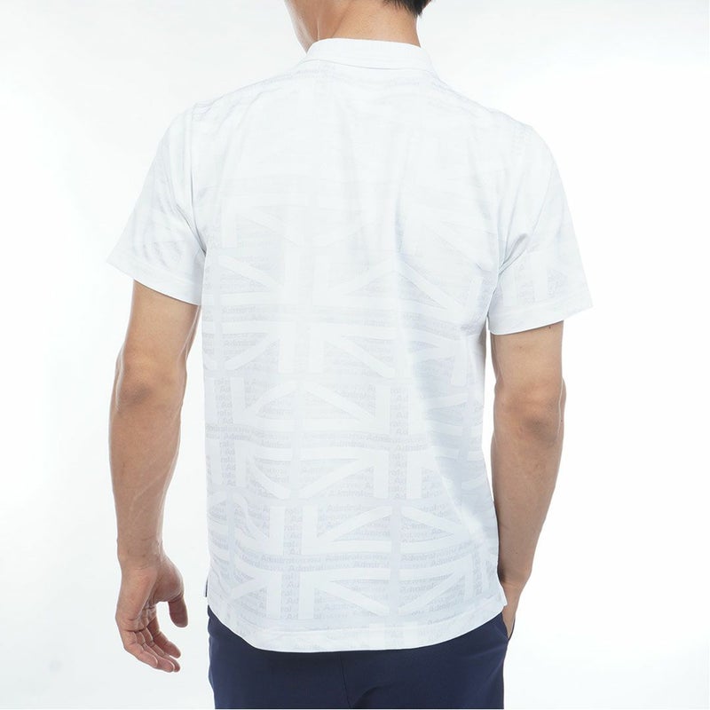 Admiral GOLF アドミラルゴルフ メンズ ゴルフウェア 半袖 ポロシャツ ADMA632 ホワイト 詳細2