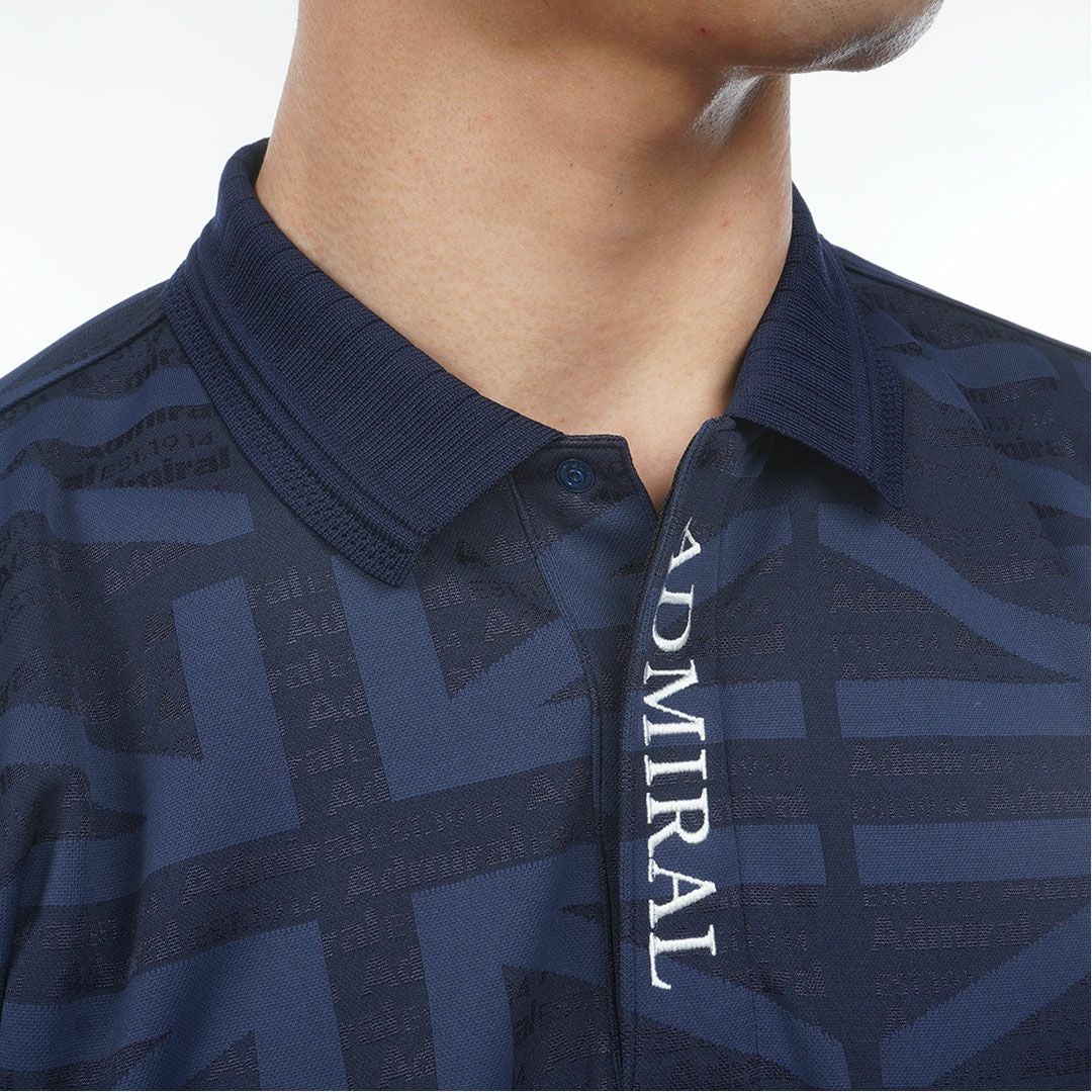 Admiral GOLF アドミラルゴルフ メンズ ゴルフウェア 半袖 ポロシャツ ADMA632 ネイビー 詳細7
