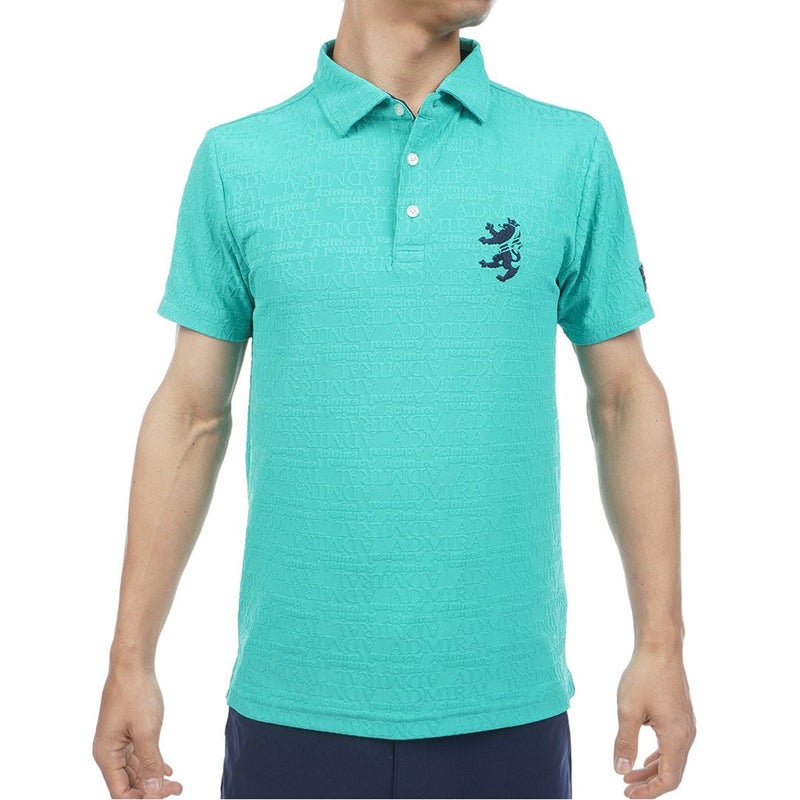 アドミラルゴルフ Admiral GOLF メンズ ハイテンションジャカード シャツ ADMA633 グリーン