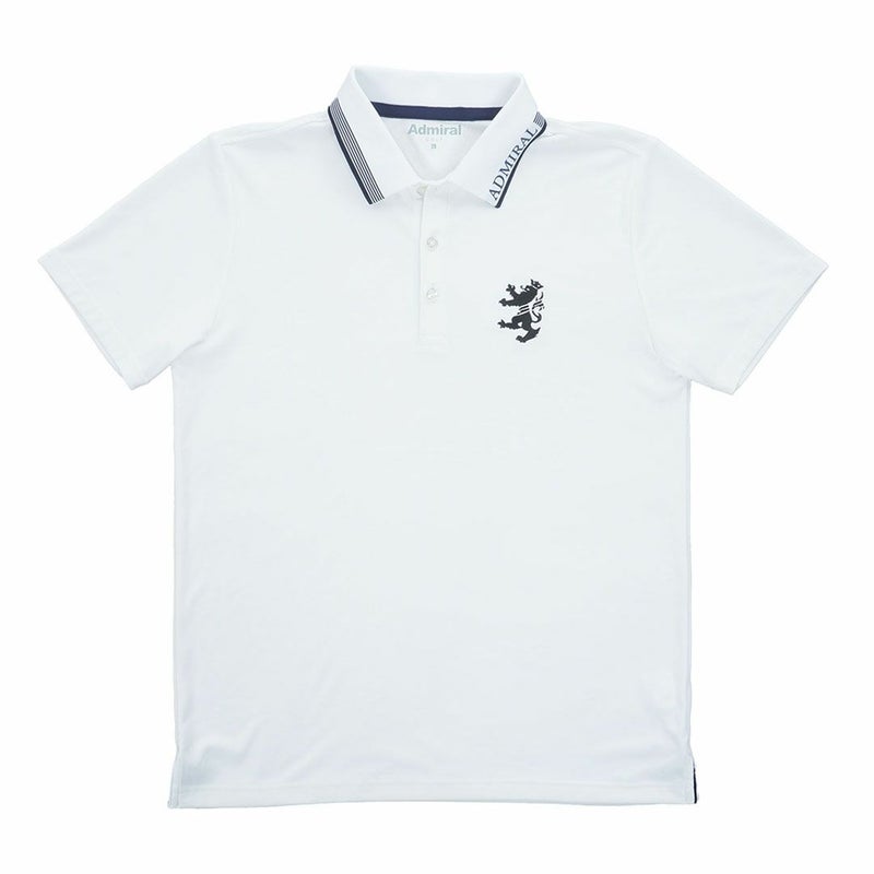 アドミラルゴルフ Admiral GOLF メンズ カラタッチプラス ランパントポロシャツ ADMA634 ホワイト