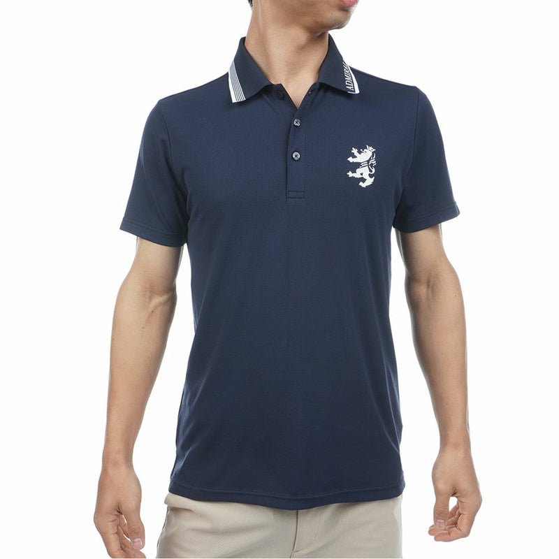アドミラルゴルフ Admiral GOLF メンズ カラタッチプラス ランパントポロシャツ ADMA634 ネイビー