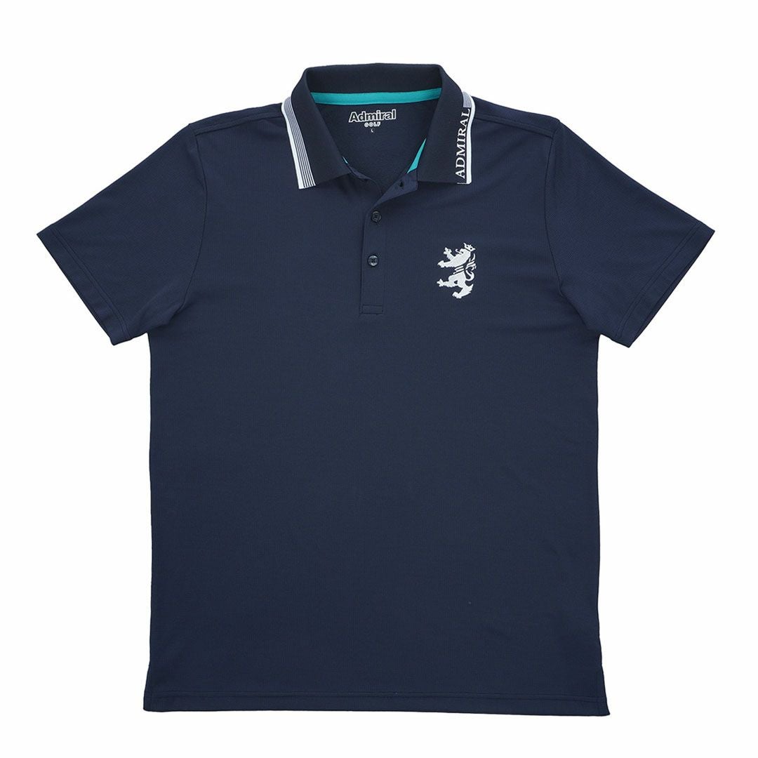 アドミラルゴルフ Admiral GOLF メンズ カラタッチプラス ランパントポロシャツ ADMA634 ネイビー